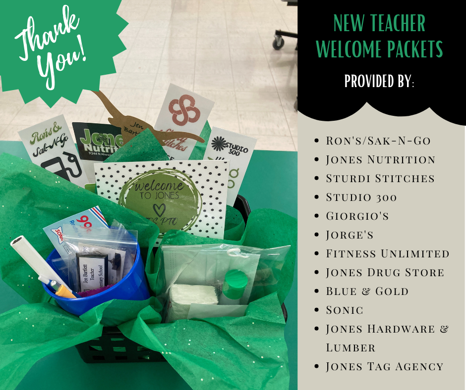 New Teacher Welcome Packets