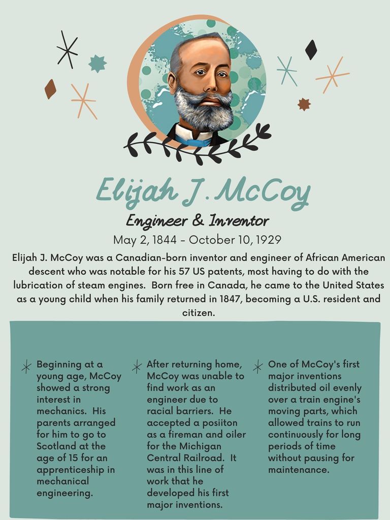 elijah mccoy family members